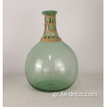 ανακυκλωμένα πράσινα φούσκα γυάλινα μπουκάλια Bud Vase